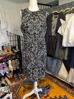 Tory Burch Belinda Silk Jacquard Shift Dress